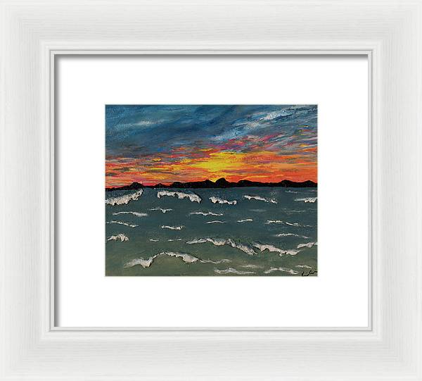 Waves of Brilliance - Framed Print