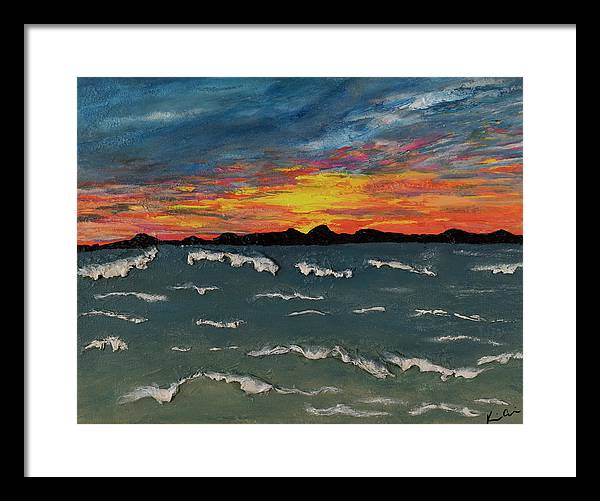 Waves of Brilliance - Framed Print