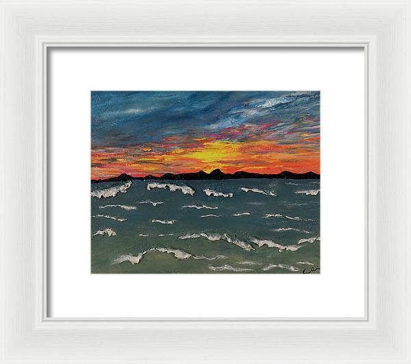 Waves of Brilliance - Framed Print