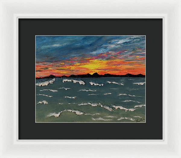 Waves of Brilliance - Framed Print