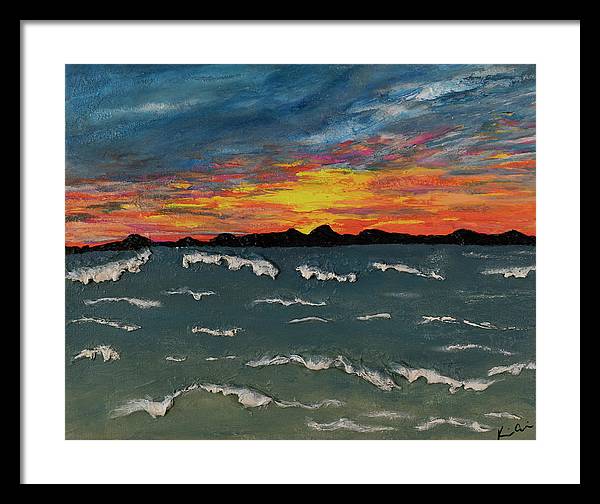 Waves of Brilliance - Framed Print