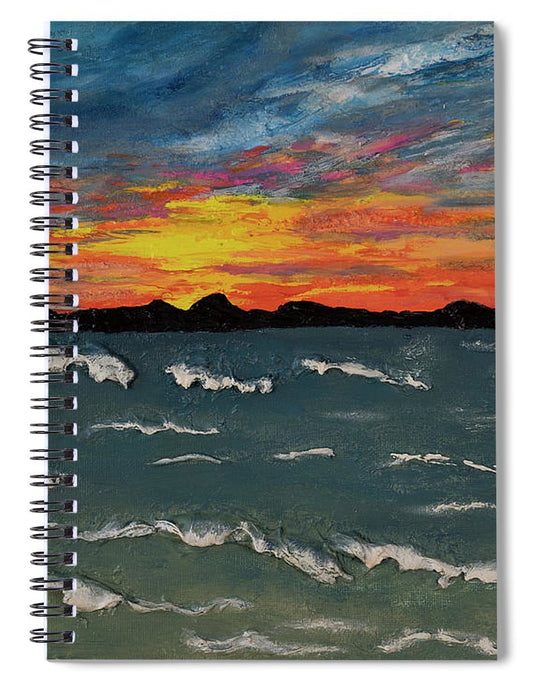 Waves of Brilliance - Spiral Notebook