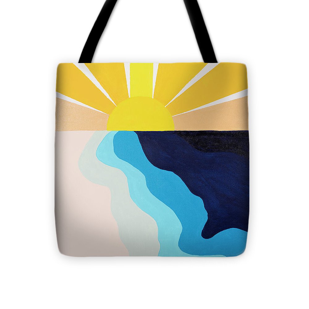 Yellow Sun Rising - Tote Bag