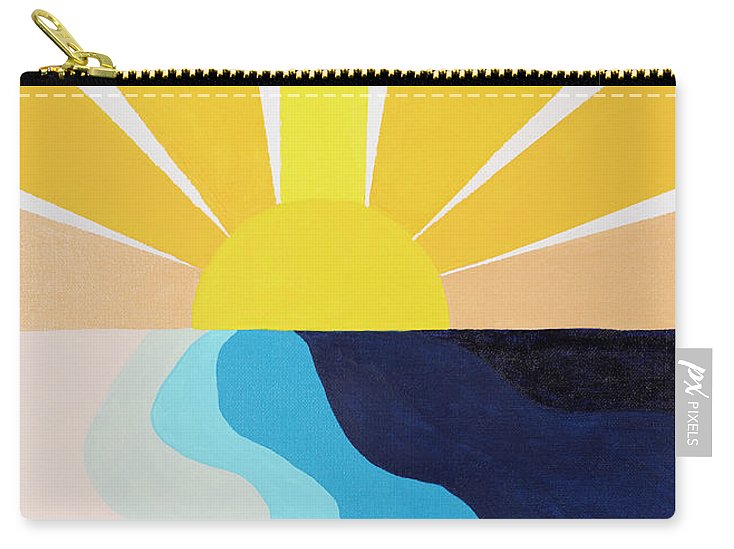 Yellow Sun Rising - Zip Pouch