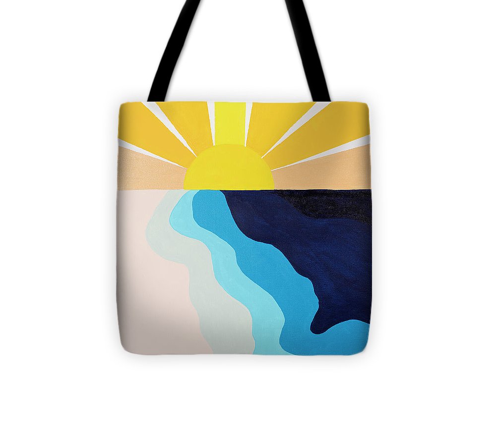 Yellow Sun Rising - Tote Bag