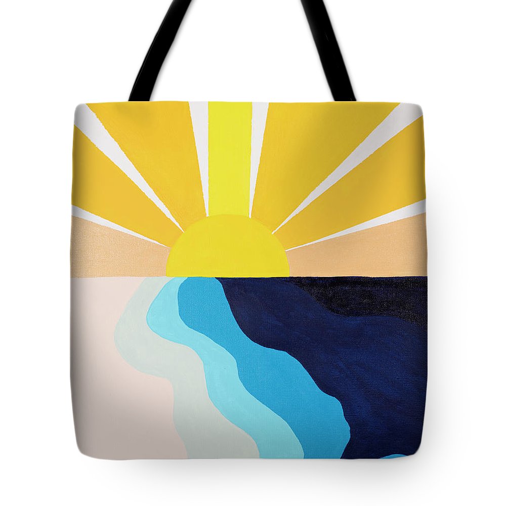 Yellow Sun Rising - Tote Bag