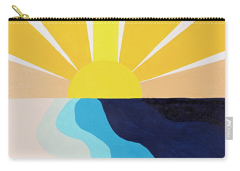 Yellow Sun Rising - Zip Pouch